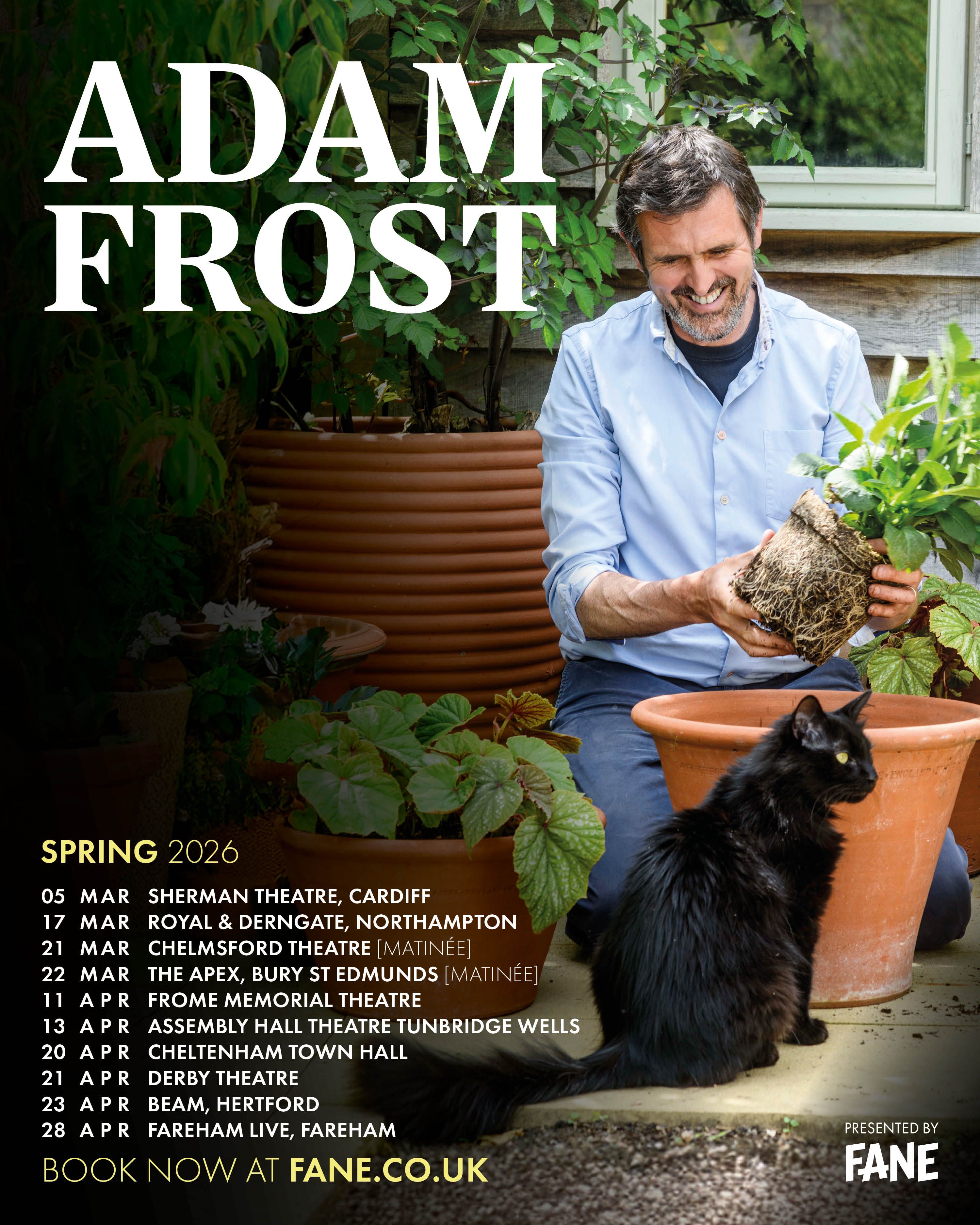Adam Frost is heading back on Tour for 2026